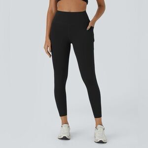 HALARA Black High-Waist Leggings with Side Pocket